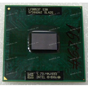 Процессор Socket P (PGA-478) Intel Celeron 530 (p/n: SLA2G) (1.73GHz=133MHz x 13, 1MB, 65nm, 27W) Процессор Socket P (PGA-478) Intel Celeron 530 (p/n: SLA2G) (1.73GHz=133MHz x 13, 1MB, 65nm, 27W)