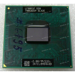 Процессор Socket P (PGA-478) Intel Celeron 550 (p/n: SLA2E) (2.00GHz=133MHz x 15, 1MB, 65nm, 30W)