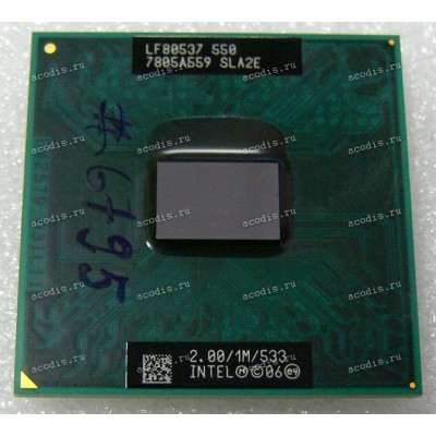 Процессор Socket P (PGA-478) Intel Celeron 550 (p/n: SLA2E) (2.00GHz=133MHz x 15, 1MB, 65nm, 30W)