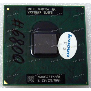 Процессор Socket P (PGA-478) Intel Core 2 Duo Mobile T6600 (p/n: SLGF5) (2.20GHz=200MHz x 11, 2Mb