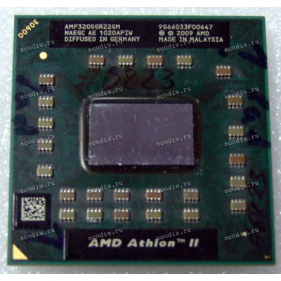 Процессор Socket S1G4 (638) AMD Athlon II P320 (AMP320SGR22GM) (2*2.10GHz=200MHz x 10.5, 2*512kB)