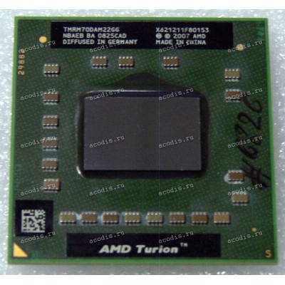 Процессор Socket S1G2 (638) AMD Turion X2 RM-70 (TMRM70DAM22GG) (2*2.00GHz=200MHz x 10, 2*512kB