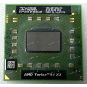 Процессор Socket S1G1 (638) AMD Turion 64 X2 TL-60 (TMDTL60HAX5DC) (2*2.00GHz=200MHz x 10, 2*512kB