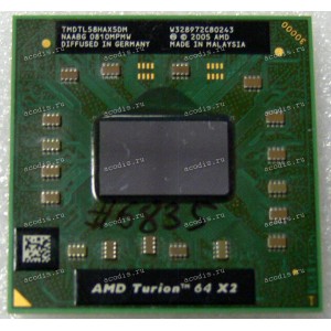 Процессор Socket S1G1 (638) AMD Turion 64 X2 TL-58 (TMDTL58HAX5DM) (2*1.90GHz=200MHz x 9.5, 2*512kB