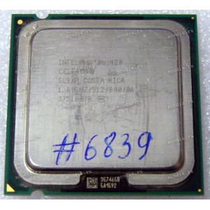 Процессор Socket LGA 775 Intel Celeron 420 (p/n: SL9XP) (1.60GHz=200MHz x 8