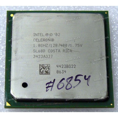 Процессор Socket 478 Intel Mobile Celeron 1.8 (p/n: SL6A2, SL68D) (1.80GHz=100MHz x 18, 128kB