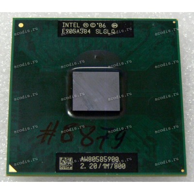 Процессор Socket P (PGA-478) Intel Celeron 900 (p/n: SLGLQ) (2.20GHz=200MHz x 11, 1MB, 45nm, 35W)