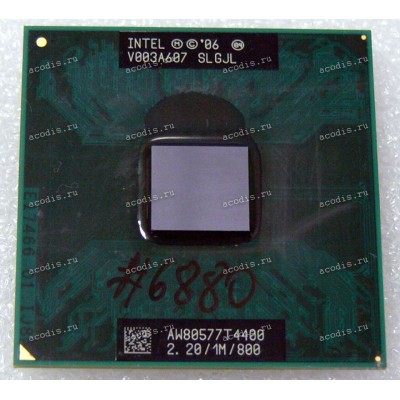 Процессор Socket P (PGA-478) Intel Pentium T4400 (p/n: SLGJL) (2.20GHz=200MHz x 11, 1Mb