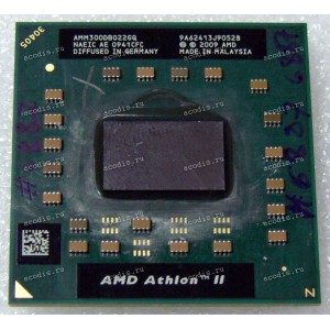 Процессор Socket S1G3 (638) AMD Athlon II Mobile M300 (AMM300DBO22GQ, AMM300DB022GQ) (2*2.00GHz, 2*512kB, 45nm