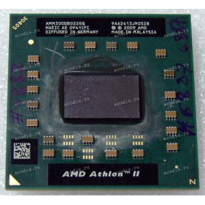 Процессор Socket S1G3 (638) AMD Athlon II Mobile M300 (AMM300DBO22GQ, AMM300DB022GQ) (2*2.00GHz, 2*512kB, 45nm Процессор Socket S1G3 (638) AMD Athlon II Mobile M300 (AMM300DBO22GQ, AMM300DB022GQ) (2*2.00GHz, 2*512kB, 45nm