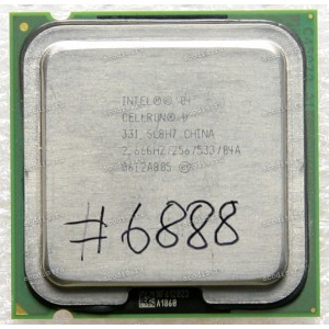 Процессор Socket LGA 775 Intel Celeron D 331 (p/n: SL7TV, SL8H7, SL98V) (2.66GHz=133MHz x 20