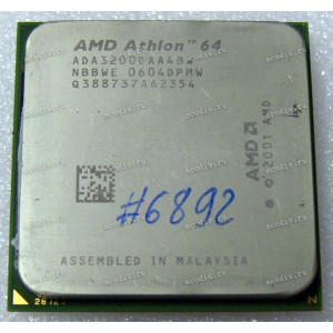 Процессор Socket 939 AMD Athlon 64 3200+ (ADA3200DAA4BP, ADA3200DAA4BW) (2.00GHz=200MHz x 10