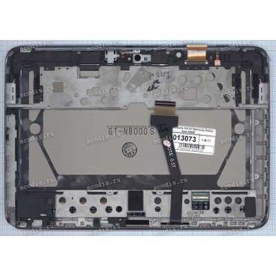 10.1 inch Samsung N8000 (LCD+тач) белый с рамкой 1280x800 LED  NEW