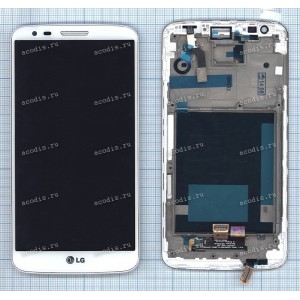 5.2 inch LG G2 (D802) (LCD+тач) белый с рамкой 1920x1080 LED  NEW