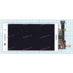 4.7 inch Huawei Ascend P6 (LCD+тач) oem, белый 1280x720 LED  NEW