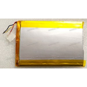 АКБ Li-Pol 3,7V 4000mAh 110x75x3,8 mm с контроллером 3 pin (AE3876110) new (Wexler 7is)