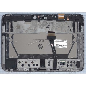 10.1 inch Samsung N8000 (LCD+тач) черный с рамкой 1280x800 LED  NEW