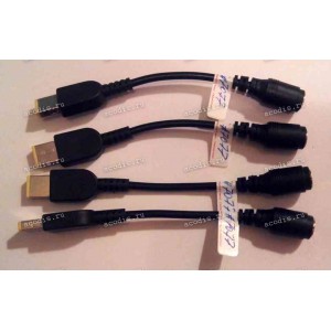 Переходник DC Plug Lenovo прямоугольный 3 pin из Lenovo/IBM 7,9 / 5,5 / 1,2 мм 3 pin