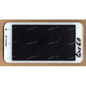 6.0 inch Digma Linx 6.0 (LCD+тач) белый с рамкой 1280x768 LED  NEW