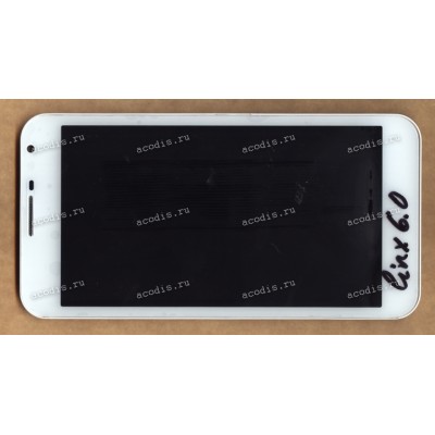 6.0 inch Digma Linx 6.0 (LCD+тач) белый с рамкой 1280x768 LED  NEW
