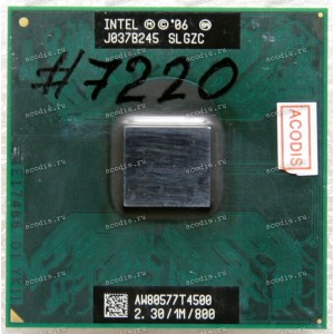 Процессор Socket P (PGA-478) Intel Pentium T4500 (p/n: SLGZC) (2.30GHz=200MHz x 11.5, 1Mb Процессор Socket P (PGA-478) Intel Pentium T4500 (p/n: SLGZC) (2.30GHz=200MHz x 11.5, 1Mb