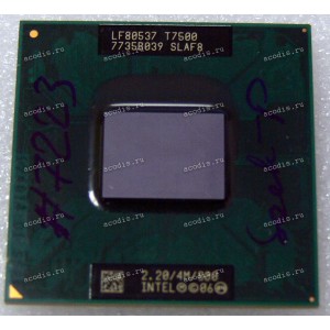 Процессор Socket P (PGA-478) Intel Core 2 Duo Mobile T7500 (p/n: SLAF8) (2.20GHz=200MHz x 11, 4Mb