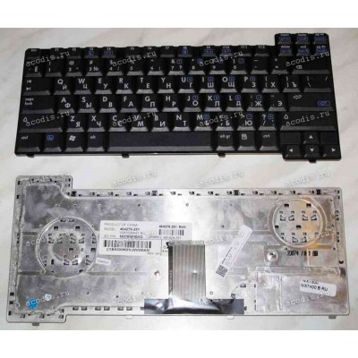 Keyboard HP/Compaq NC62**, NC82**, NW82**, NX7300, NX7400, NX82** (Black/Matte/RUO) чёрная матовая русиф.