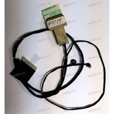 LCD LVDS cable Asus N56D, N56DP, N56DY, N56J, N56JR, N56SL, N56V, N56VB, N56VJ, N56VM, N56VV, N56VZ (p/n: 14005-00280000, 14005-00280100, DDNJ8BLC010) N56VM LVDS cable HD Quanta NJ8/NJ8B