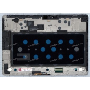 10.5 inch Samsung SM-T800 (LCD+тач) oem белый с рамкой 2560x1600 LED  NEW