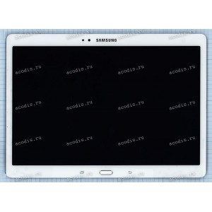10.5 inch Samsung SM-T800 (LCD+тач) oem белый с рамкой 2560x1600 LED  NEW