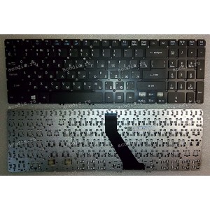 Keyboard Acer Aspire V5, V5-531, V5-551, V5-571, TimeLine Ultra M3, M3-581 (Black/Matte/RUO) чёр мат рус