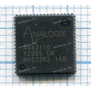 Микросхема Analogix ANX3110 QFN64 Panasonic (Asus p/n: 02G097000600) NEW original Микросхема Analogix ANX3110 QFN64 Panasonic (Asus p/n: 02G097000600) NEW original