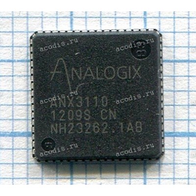 Микросхема Analogix ANX3110 QFN64 Panasonic (Asus p/n: 02G097000600) NEW original
