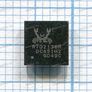 Микросхема RealTek RTD2136R-CG QFN-48 (02043-00410000), RTD2136R-VAS-CG QFN48 (02043-00410100) eDP to LVDS конвертер NEW original