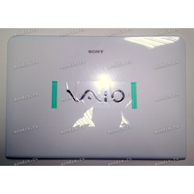 Верхняя крышка Sony SVE14A1S1RW, SVE14A2M1RW белая глянцевая с салатовым кантом (p/n: A1886744B) V110 LCD COVER LOW (WH)