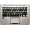 Keyboard Asus UX305U серебристая (13NB0AB5AM0212) + Topcase русифицированная
