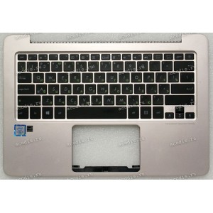 Keyboard Asus UX305U серебристая (13NB0AB5AM0212) + Topcase русифицированная