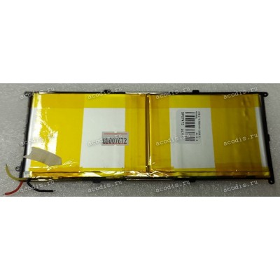 АКБ Li-Pol 3,7V 6000mAh 2x72x96x3,5 mm с контроллером 3 pin (2*359672), разбор (Digma Platina 10.2)
