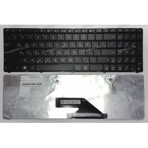 Keyboard Asus K75, K75DE, K75VJ, K75VM (Black/Matte/RUO) чёрная матовая руссифицированная