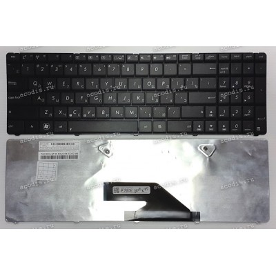Keyboard Asus K75, K75DE, K75VJ, K75VM (Black/Matte/RUO) чёрная матовая руссифицированная