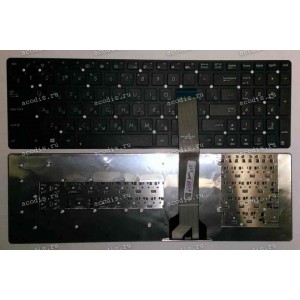 Keyboard Asus K55, S500, X501a (Black/Matte/RUO) чёрная матовая руссифицированная