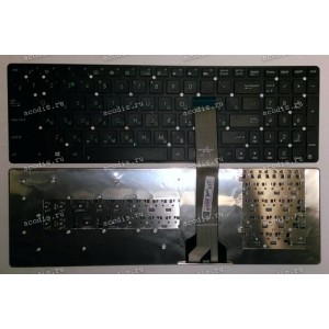 Keyboard Asus K55, S500, X501a (Black/Matte/RUO) чёрная матовая руссифицированная