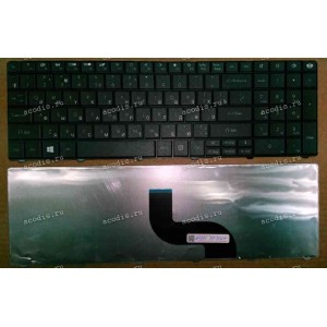 Keyboard Acer Aspire 5236, 5810, Gateway, Packard Bell EasyNote EG70, LE11, TE11, TE69 (Black/Matte/RUO) черная матовая русифицированная