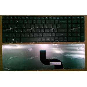 Keyboard Acer Aspire 5236, 5810, Gateway, Packard Bell EasyNote EG70, LE11, TE11, TE69 (Black/Matte/RUO) черная матовая русифицированная