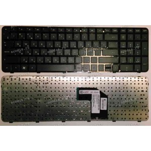 Keyboard HP/Compaq Pavilion G6-2000 с рамкой (Black/Matte/RUO) черная матовая русифицированная