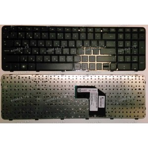 Keyboard HP/Compaq Pavilion G6-2000 с рамкой (Black/Matte/RUO) черная матовая русифицированная