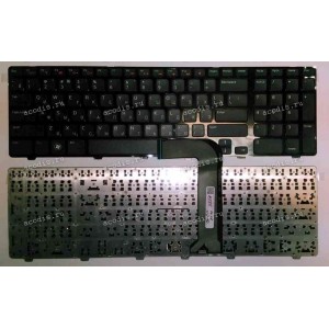 Keyboard Dell Inspiron 17, 17R, 5720, 7720, N7110, Vostro 3350, 3450, 3550, 3750, XPS 17, L702x (Black/Matte/RUO) чёрная матовая русифицированная Keyboard Dell Inspiron 17, 17R, 5720, 7720, N7110, Vostro 3350, 3450, 3550, 3750, XPS 17, L702x (Black/Matte/RUO) чёрная матовая русифицированная