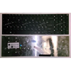 Keyboard Acer Aspire 5755G, 5830T, 5830G, Gateway NV53A, Packard Bell TS13 (Black/Matte/RUO) чёрная матовая русифицированная