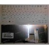 Keyboard Acer Aspire One 522, 532, 532H, Gateway LT21 (White/Matte/RUO) белая матовая русифицированная