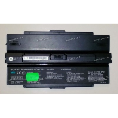 АКБ Sony VGC-L, VGN-AR, VGN-C, VGN-FE, VGN-FJ, VGN-FS, VGN-FT, VGN-N, VGN-S, VGN-SZ, VGN-Y (VGP-BPL2, BPS2) 11,1V разбор